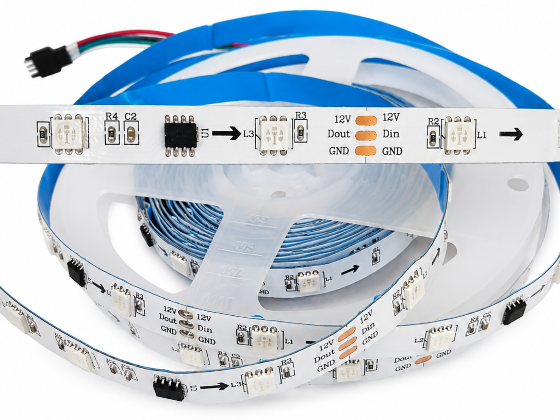 Nova Art LED STRIP WS2811 IP30 30/LENDs 12V gallery thumbnail 3